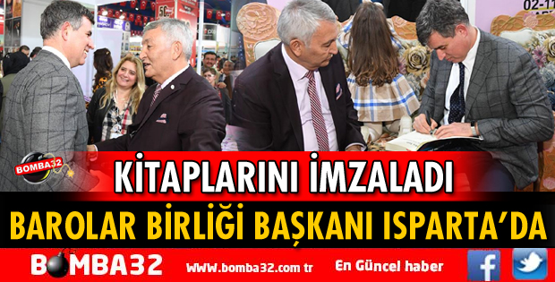 FEYZİOĞLU KİTAP FUARINDA SÖYLEŞİDE ISPARTALILARLA BULUŞTU