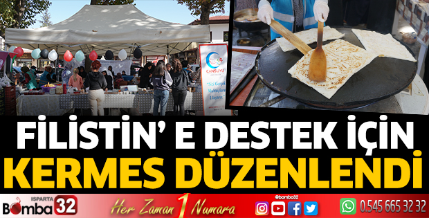 Filistin’e destek için kermes düzenlendi 