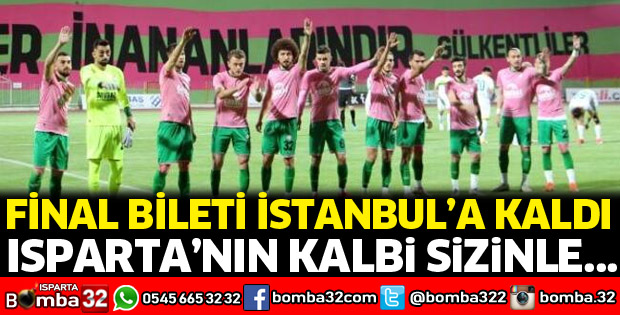 Final bileti İstanbul'a kaldı