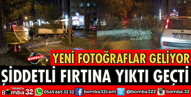 FIRTINA YIKTI GEÇTİ