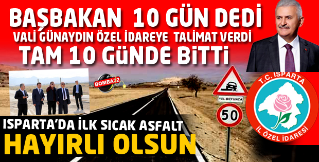 FLAŞ GELİŞME O YOLDA ASFALT ÇALIŞMASI TAMAMLANDI