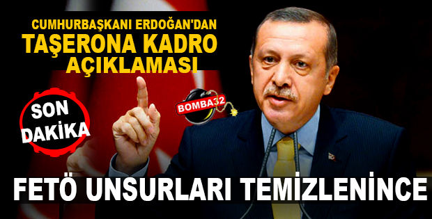 Flaş haber  Cumhurbaşkanı Erdoğan'dan taşerona kadro açıklaması