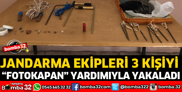 FOTOKAPAN SAYESİNDE YAKALANDILAR