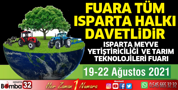 Fuar açılışına tüm Isparta halkı davetlidir