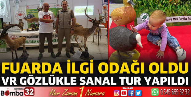 Fuarda ilgi odağı oldu