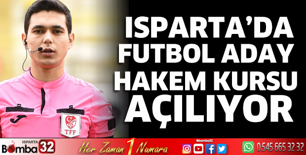 Futbol Aday Hakem Kursu Açılıyor 