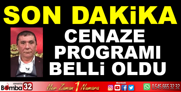 GALİP KÜÇÜKYAMANIN CENAZE PROGRAMI BELLİ OLDU