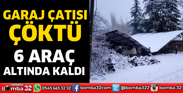 GARAJIN ÇATISI ÇÖKTÜ