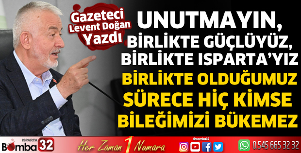 Gazeteci Levent Doğan yazdı