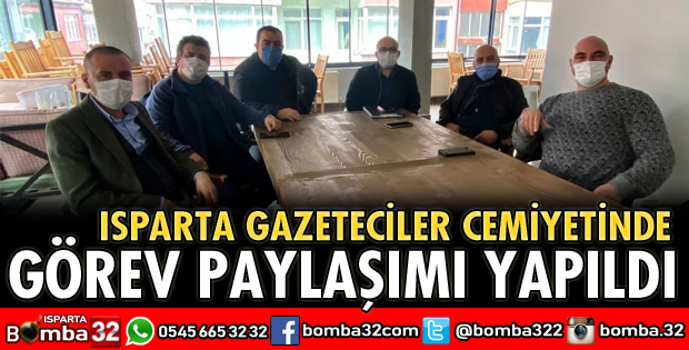 Gazeteciler Cemiyetinde görev paylaşımı yapıldı