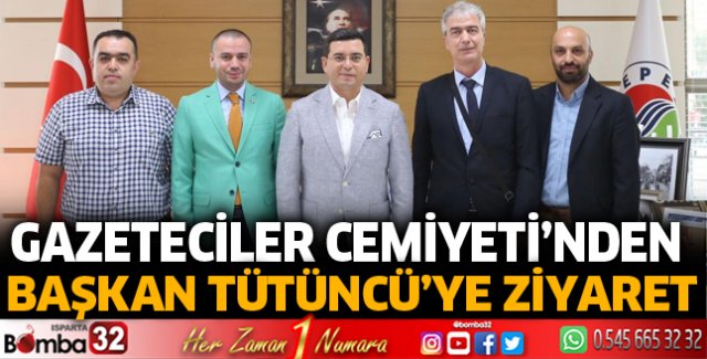 Gazeteciler Cemiyeti'nden Başkan Tütüncü'ye ziyaret