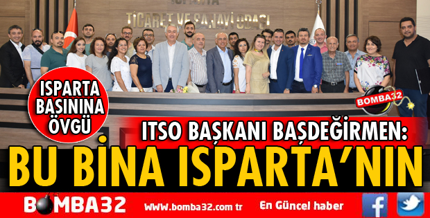 GAZETECİLER ITSO BAŞKANI BAŞDEĞİRMEN'İ ZİYARET ETTİ