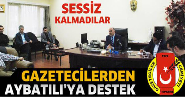 Gazetecilerden Aybatılı'ya destek