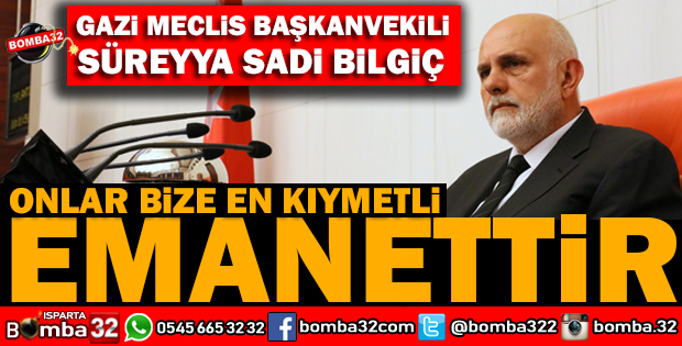 GAZİ MECLİS BAŞKANVEKİLİ BİLGİÇ'TEN 19 EYLÜL AÇIKLAMASI