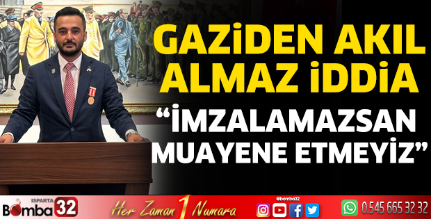 Gaziden akıl almaz iddia