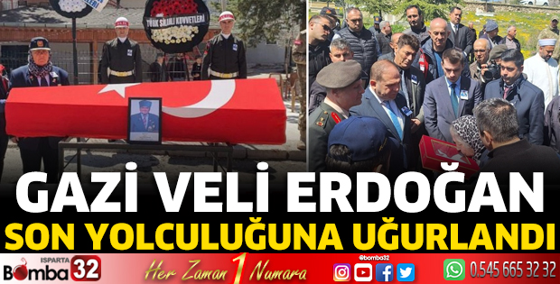 Gazi Veli Erdoğan'a son görev