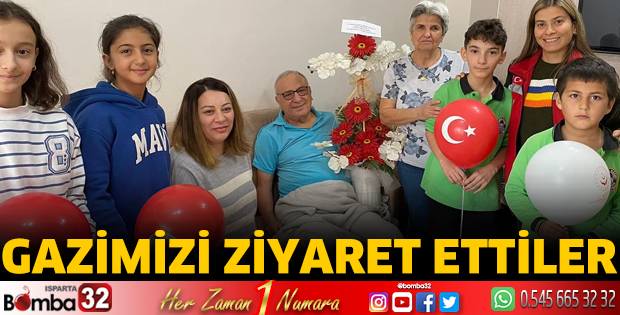 Gazimizi ziyaret ettiler
