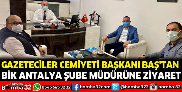 IGC Başkanı Baş'tan, BİK Antalya Şube Müdürüne ziyaret