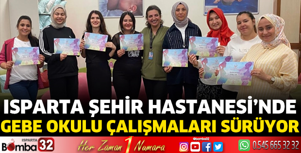 Gebe okulu çalışmaları sürüyor