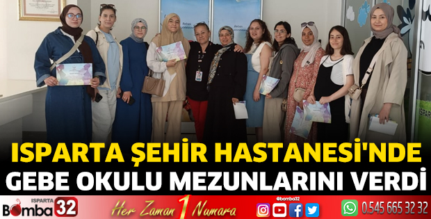 Gebe Okulu mezunlarını verdi