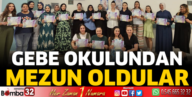 Gebe okulundan mezun oldular