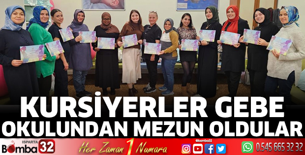 Gebe okulundan mezun oldular