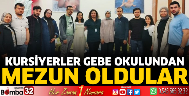 Gebe okulundan mezun oldular