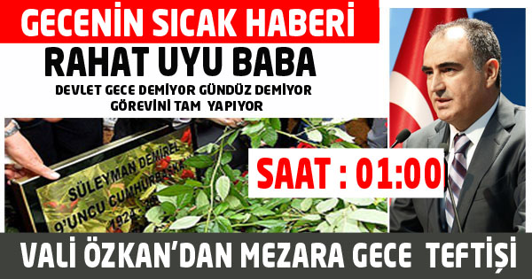 GECE MEZAR KONTROLÜ...