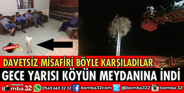 GECE YARISI KÖYÜN MEYDANINA GELDİ