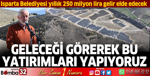 Geleceği görerek bu yatırımları yapıyoruz
