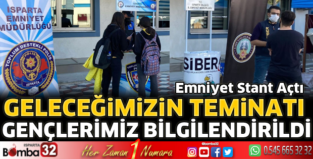 Geleceğimizin teminatı gençlerimiz bilgilendirildi