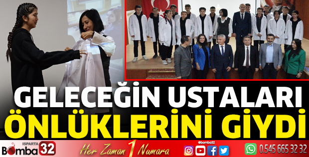 Geleceğin ustaları önlüklerini giydi