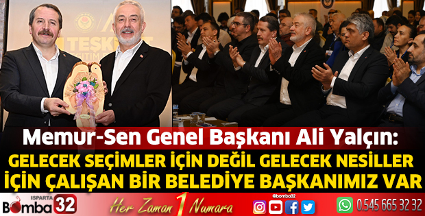 Gelecek nesiller için çalışan bir belediye başkanımız var
