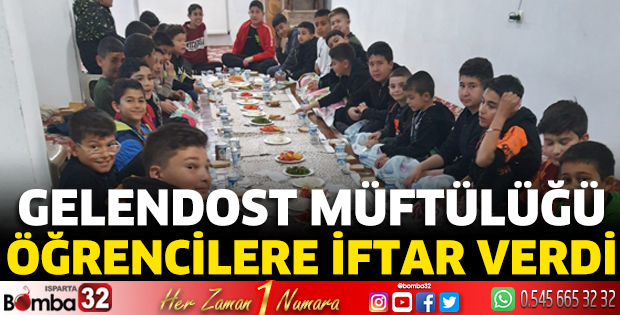 Gelendost Müftülüğünden öğrencilere iftar