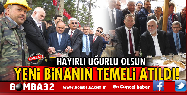 GELENDOST SDÜ YENİ BİNA TEMELİ ATILDI