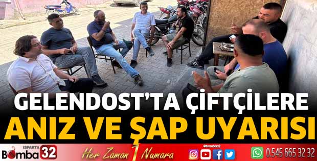 Gelendost’ta Çiftçilere Anız ve Şap Uyarısı
