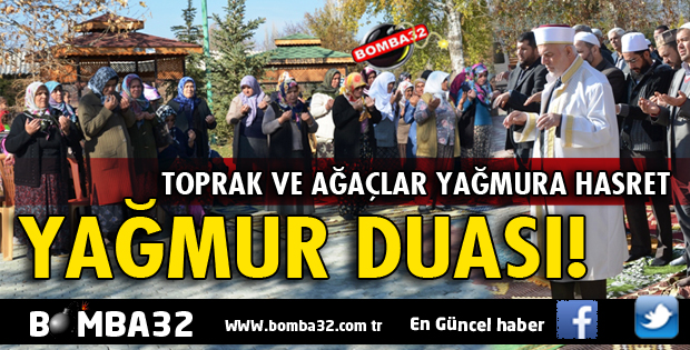 GELENDOST’TA ELLER YAĞMUR İÇİN SEMAYA AÇILDI
