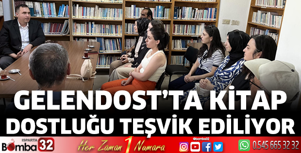 Gelendost’ta kitap dostluğu teşvik ediliyor