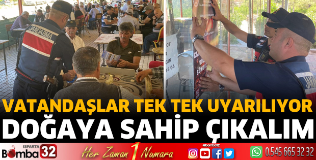 Gelendost’ta Kolluk Kuvvetlerinden Yangın Uyarısı