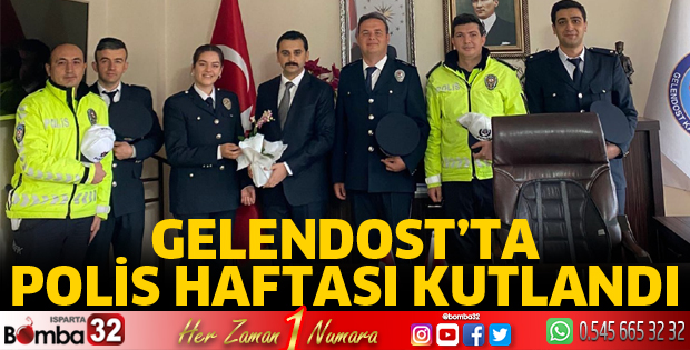 Gelendost’ta Polis Haftası kutlandı