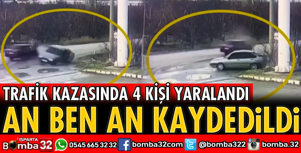 GELENDOST’TAKİ KAZA GÜVENLİK KAMERALARINA YANSIDI