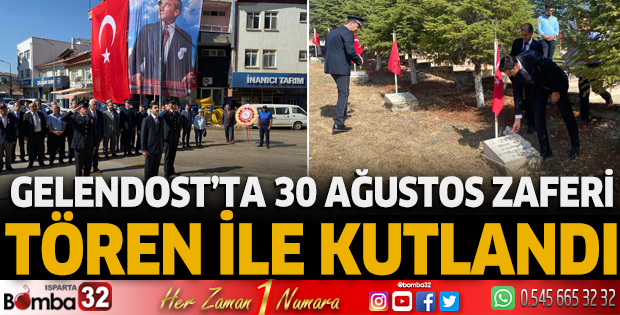 Gelendost'ta 30 Ağustos tören ile kutlandı