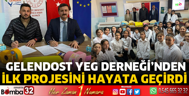 Gelendost'ta ilk proje hayata geçirildi 