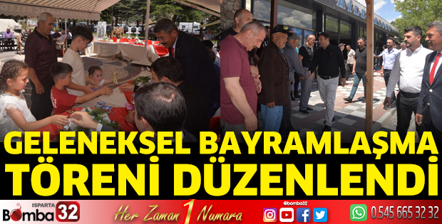 Geleneksel bayramlaşma töreni düzenlendi
