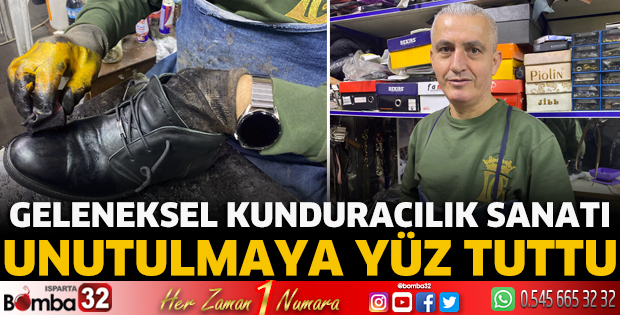 Geleneksel kunduracılık sanatı unutulmaya yüz tuttu