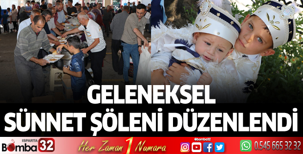 Geleneksel sünnet şöleni düzenlendi