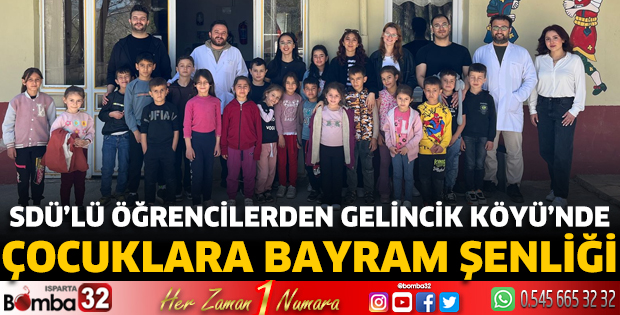 Gelincik Köyü’nde Çocuklara Bayram Şenliği