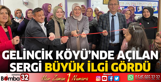 Gelincik köyünde açılan sergi büyük ilgi gördü