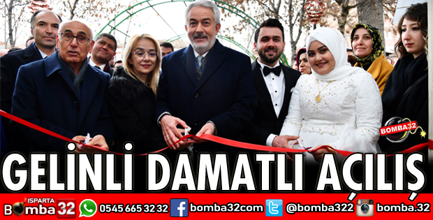 GELİNLİ DAMATLI KURDELE KESTİLER