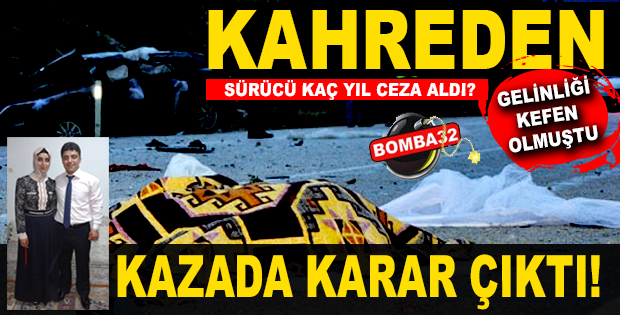 Gelinlik yerine kefen giymişti!